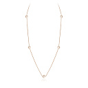 Колье из красного золота с жемчугом