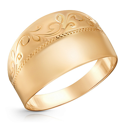 Кольцо из красного золота