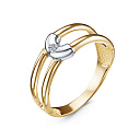 Кольцо из желтого золота с бриллиантом