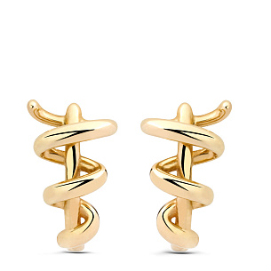 Серьги из желтого золота