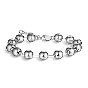 Браслет декоративный из серебра