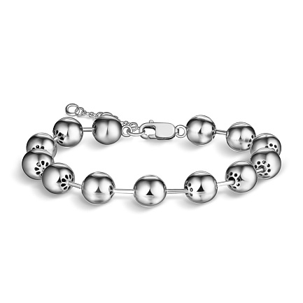 Браслет декоративный из серебра