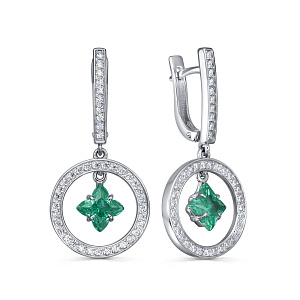 Серьги с английским замком 12-1038-13300