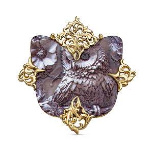 Брошь из серебра