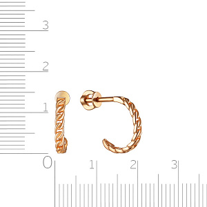 Серьги Пусеты