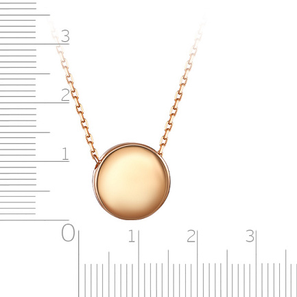 Колье из красного золота