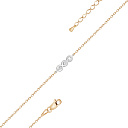 Браслет из красного золота с бриллиантами