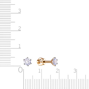 Серьги Пусеты