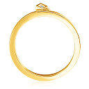 Кольцо из желтого золота с бриллиантом