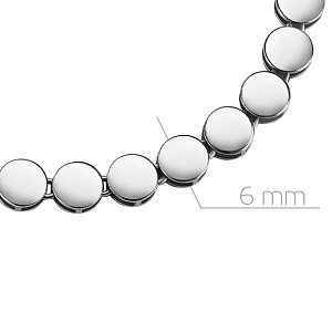 Колье из серебра