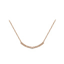 Колье из красного золота с бриллиантами