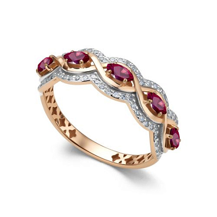 Кольцо из красного золота