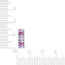 Подвеска из серебра с кварцем