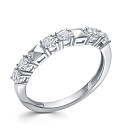 Кольцо из белого золота с бриллиантами