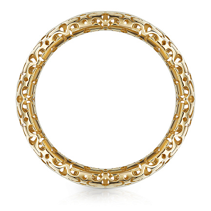 Кольцо из желтого золота