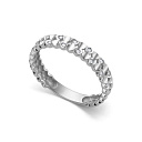 Кольцо из белого золота с бриллиантами