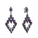 Серьги из золота с сапфирами