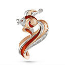 Подвеска из красного золота