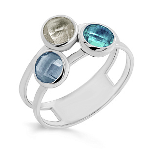 Кольцо из серебра с алпанитом