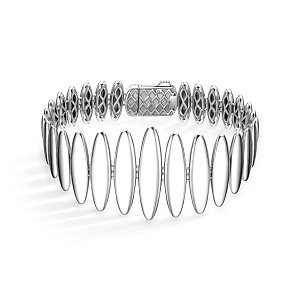 Браслет декоративный из серебра