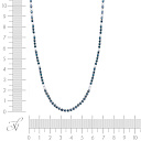 Колье из белого золота с бриллиантами