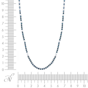 Колье из белого золота с бриллиантами