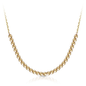 Колье из желтого золота