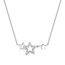 Колье из белого золота с бриллиантами