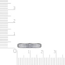 Кольцо из серебра с фианитом