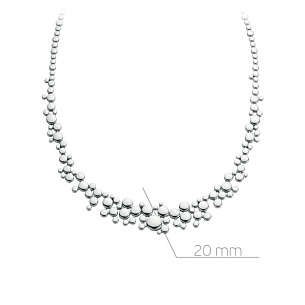 Колье из серебра