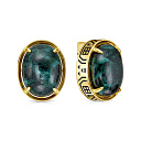 Серьги с английским замком из серебра