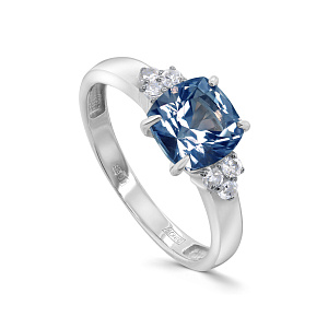 Кольцо из белого золота