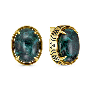 Серьги с английским замком из серебра