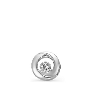 Подвеска из белого золота с бриллиантом