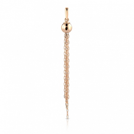 Подвеска из красного золота