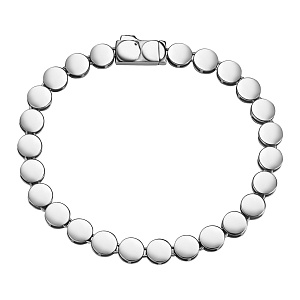 Браслет декоративный из серебра