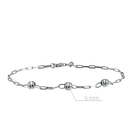 Колье из серебра