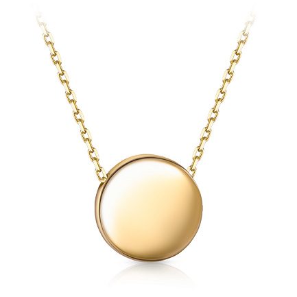 Колье из желтого золота