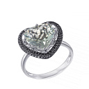 Кольцо из белого золота