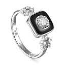 Кольцо из белого золота с бриллиантами