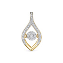 Подвеска из золота с бриллиантами