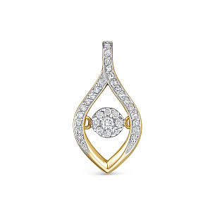 Подвеска из золота с бриллиантом