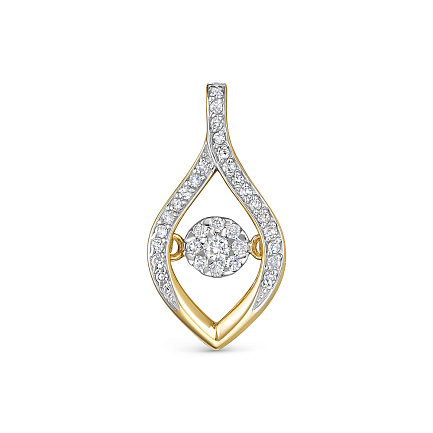 Подвеска из золота с бриллиантами