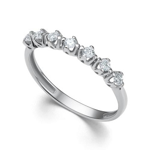 Кольцо из белого золота