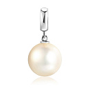 Подвеска из белого золота с жемчугом
