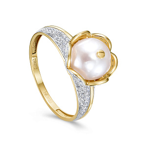 Кольцо из желтого золота