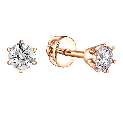 Серьги из золота с бриллиантами