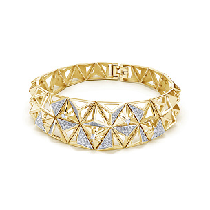 Браслет из золота с бриллиантом