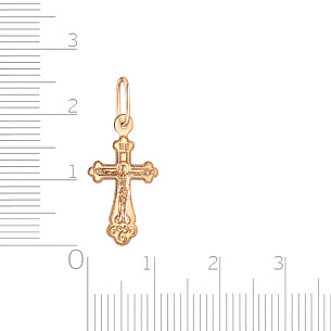 Крест из красного золота