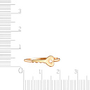 Кольцо из красного золота